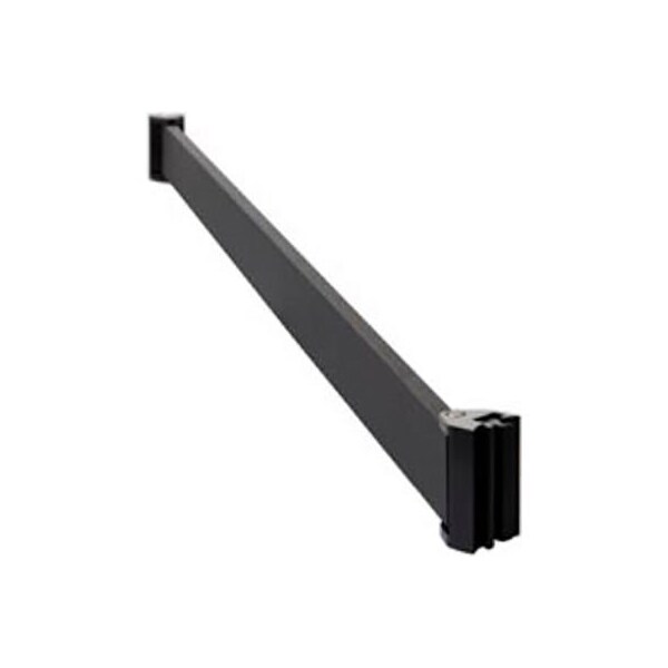 Lavi Industries Beltrac Straight Rigid Rail Assembly, 4'L, Black Wrinkle Aluminum 50-RRA100/4/WB - main